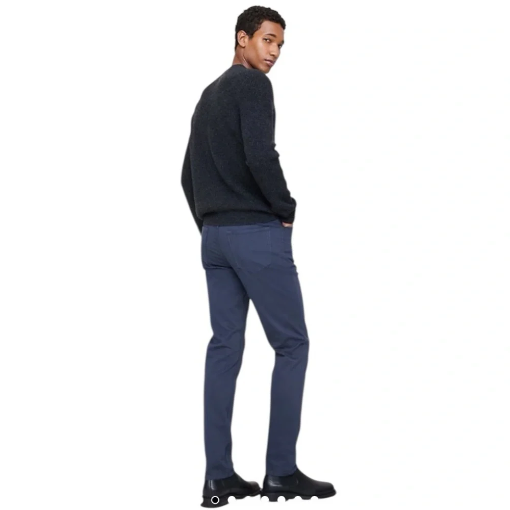 Banana republic men's navy blue stretch chino or traveler pants SZ 38